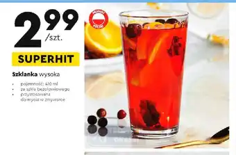 Biedronka Szklanka wysoka oferta