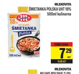 TomiMarkt Smietanka Polska UHT 18% Mlekovita oferta