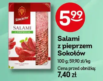 Żabka Salami z pieprzem Sokołów oferta