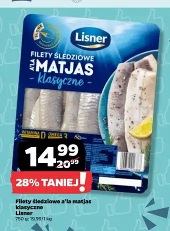 Netto Filety śledziowe a'la matjas klasyczne Lisner oferta