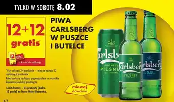 Biedronka Piwo Carlsberg oferta