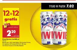 Biedronka Piwo Żywiec Jasne Pełne oferta