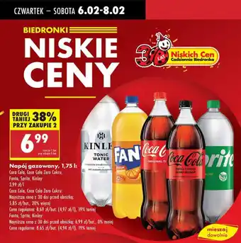 Biedronka Napój Coca-Cola Zero oferta