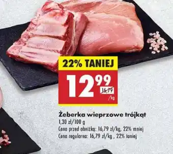 Biedronka Żeberka wieprzowe trójkąty oferta