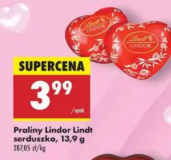 Biedronka Praliny w serduszku Lindt Lindor oferta