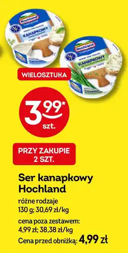 Żabka Ser kanapkowy Hochland oferta