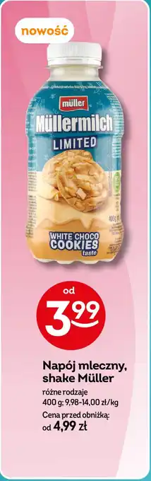 Żabka Napój mleczny, shake Müller oferta