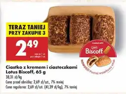 Biedronka Ciastko z kremem i ciasteczkami Lotus Biscoff oferta