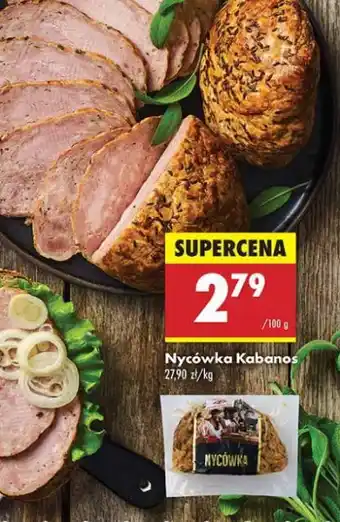 Biedronka Nycówka Kabanos oferta