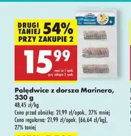 Biedronka Polędwice z dorsza Marinero oferta