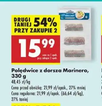 Biedronka Polędwice z dorsza Marinero oferta