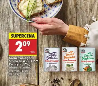 Biedronka Krem fromager z warzywami i ziołami Osm Pszczyna oferta