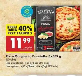 Biedronka Pizza margherita Donatello oferta