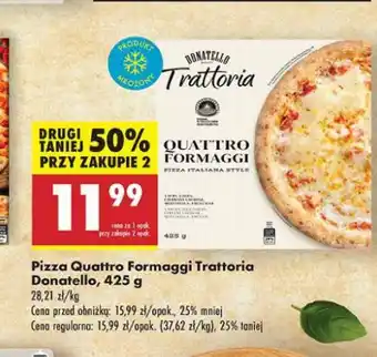 Biedronka Pizza quattro formaggi Donatello oferta