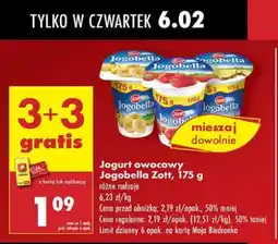 Biedronka Jogurt ananas Zott Jogobella oferta