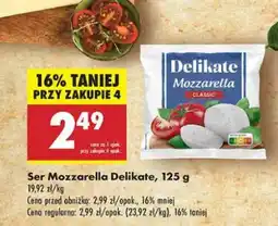 Biedronka Ser mozzarella Delikate oferta