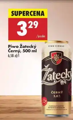 Biedronka Piwo Zatecky Cerny oferta