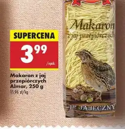 Biedronka Makaron z jaj przepiórczych Almar oferta