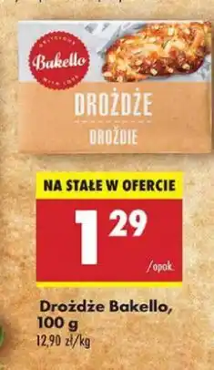 Biedronka Drożdze Bakello oferta