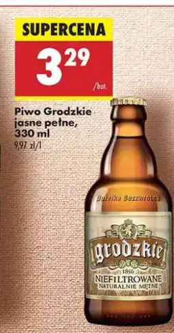 Biedronka Piwo Grodzkie Niefiltrowane oferta