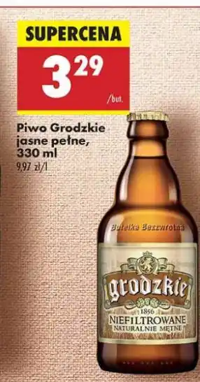 Biedronka Piwo Grodzkie Niefiltrowane oferta