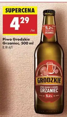 Biedronka Piwo grzaniec Grodzkie oferta