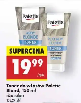 Biedronka Toner do włosów ashy blonde Palette oferta