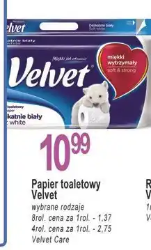 E.Leclerc Papier toaletowy delikatnie biały Velvet oferta