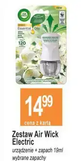 E.Leclerc Urządzenie + wkład białe kwiaty Air Wick Electric Essential Oils oferta