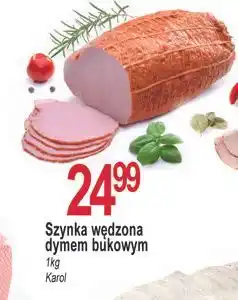 E.Leclerc Szynka wędzona dymem bukowym Karol oferta