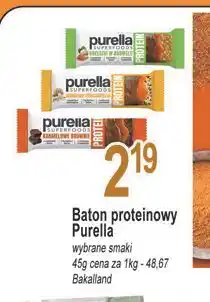 E.Leclerc Baton orzechy w karmelu Purella Superfoods oferta