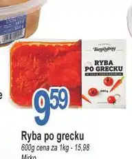 E.Leclerc Ryba po grecku w sosie pomidorowym Pomorski Targ Rybny oferta