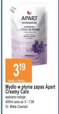 E.Leclerc Mydło w płynie fiołek + prebiotyk Apart Creamy Care oferta