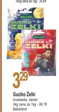 E.Leclerc Guziko żelki banan Bakalland oferta