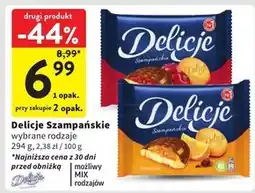 Intermarche Delicje Szampańskie Biszkopty z galaretką pomarańczową oblewane czekoladą 294 g oferta