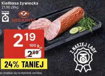 Delikatesy Centrum Kiełbasa żywiecka oferta