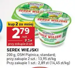 Stokrotka Optima Piątnica Serek wiejski naturalny 200 g oferta