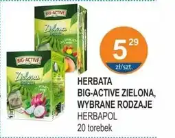 Rabat Big-Active Zielona herbata liściasta z mango 100 g oferta