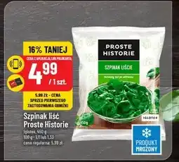 Polomarket Proste Historie Szpinak siekany 450 g oferta