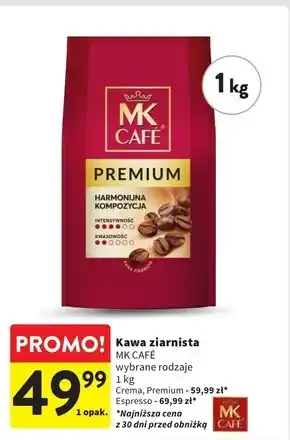 Intermarche MK Café Premium Kawa ziarnista 1000 g oferta