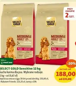 Maxi Zoo Karma dla psa Select Gold oferta