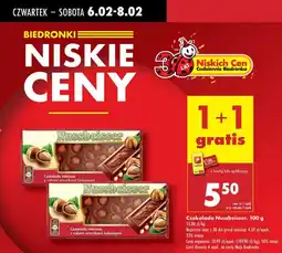 Biedronka Czekolada mleczna z całymi orzechami Alpen gold nussbeisser oferta