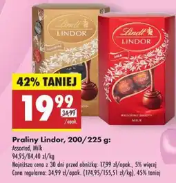 Biedronka Bombonierka assorted Lindt lindor oferta