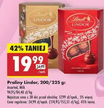 Biedronka Bombonierka assorted Lindt lindor oferta