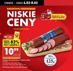 Biedronka Kiełbasa żywiecka Kraina wędlin oferta