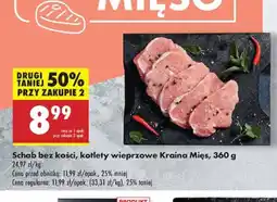 Biedronka Schab bez kości 5 kotletów Kraina mięs oferta