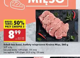 Biedronka Schab bez kości 5 kotletów Kraina mięs oferta