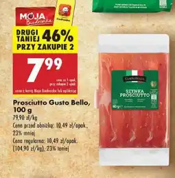 Biedronka Szynka prosciutto cotto Gustobello oferta