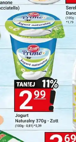 Hitpol Jogurt Naturalny Zott Primo oferta