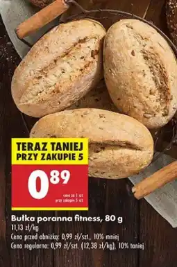 Biedronka Bułka poranna fitness oferta